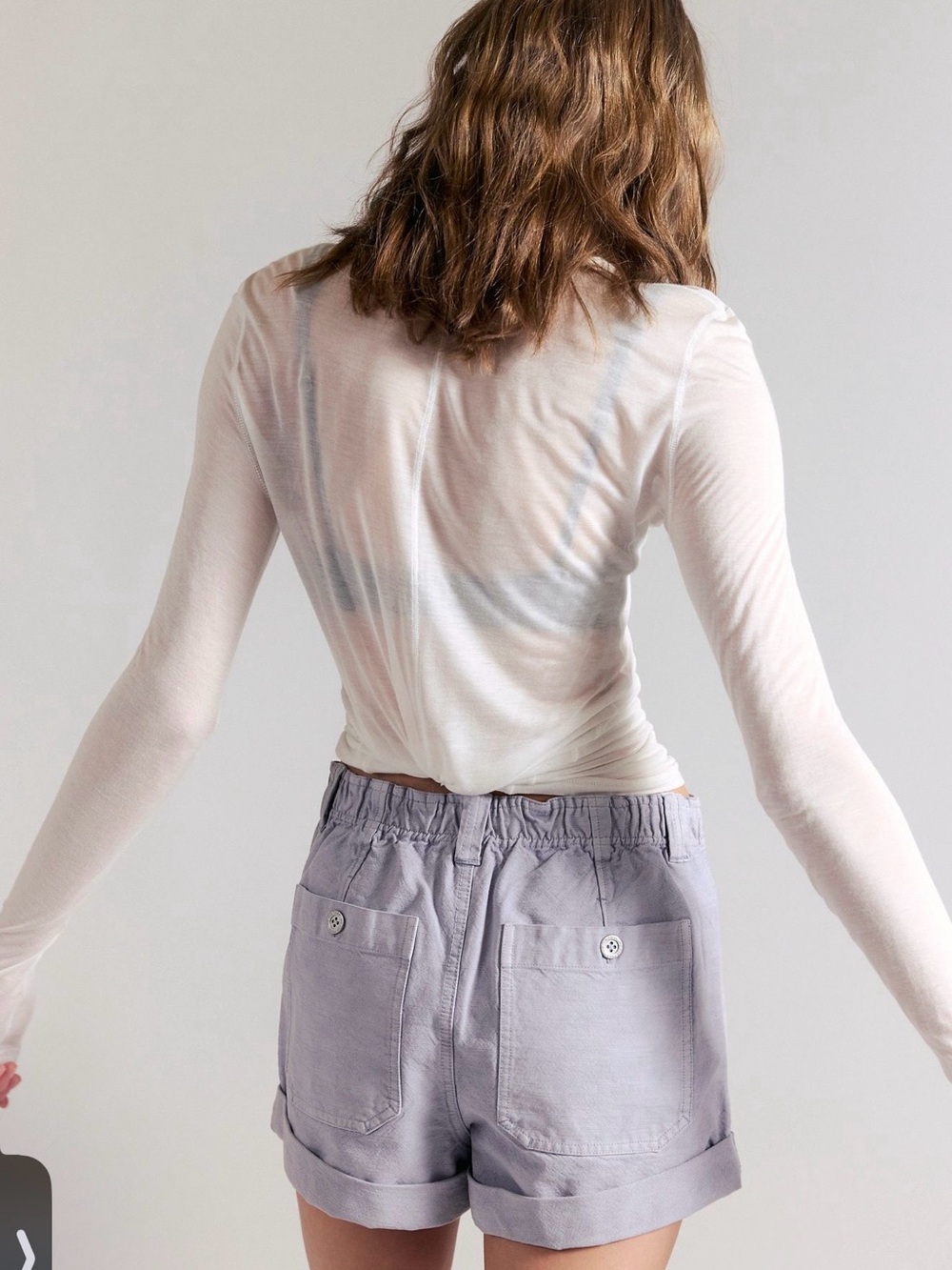 Free People Sakura Slouchy Shorts